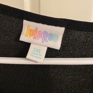 New Black Lularoe Irma 2X